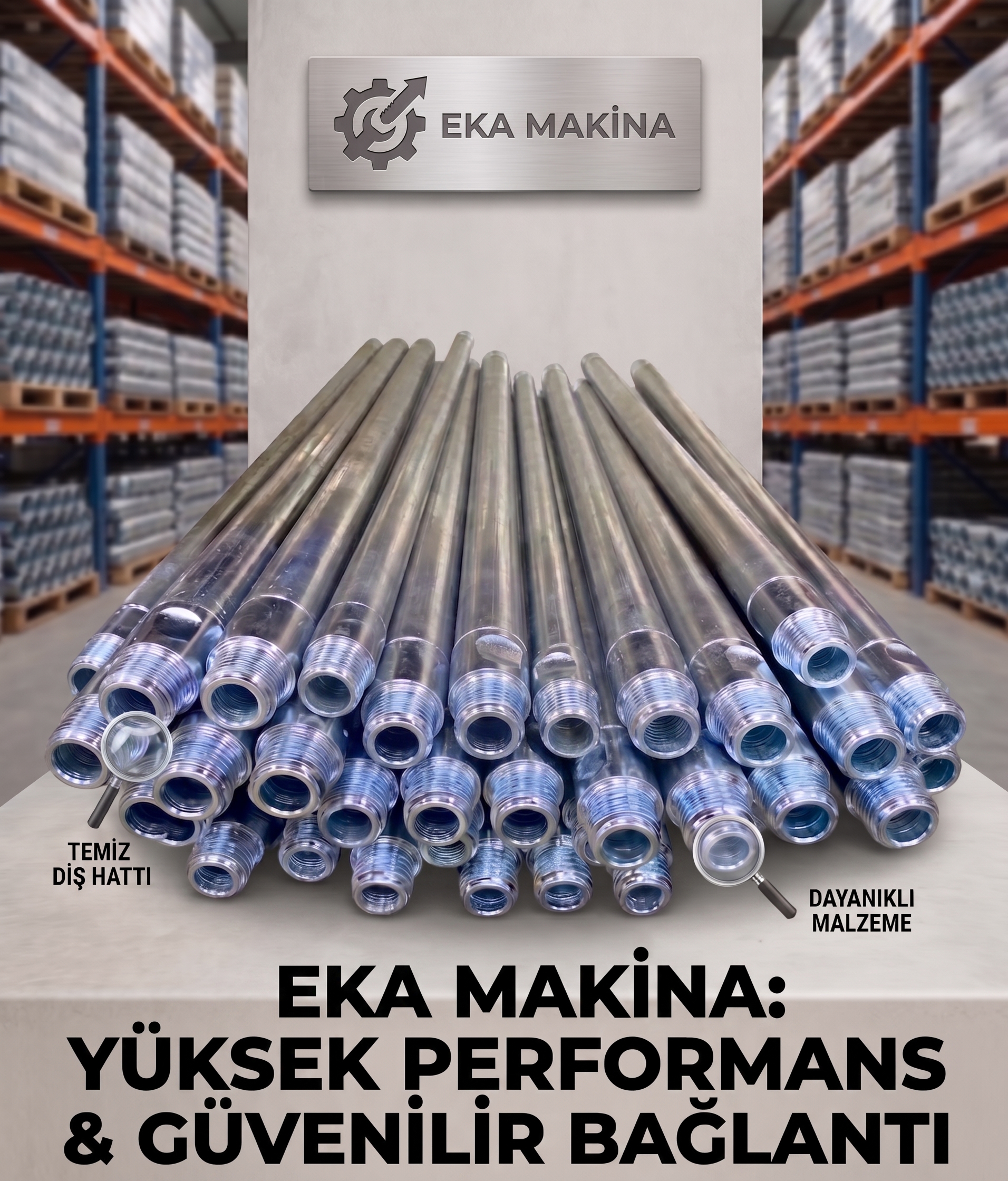 EKA TRUVA 5.5 HP Benzinli Karot ve El Sondaj Makinesi – 5 Metre Set